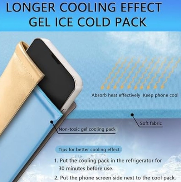 Cold Pack Cell Phone Pouch - Picture 2 of 7